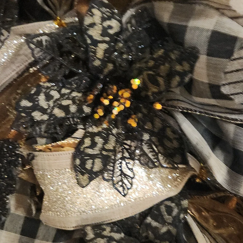 Hand Crafted Halloween Leopard Elegant Wreath